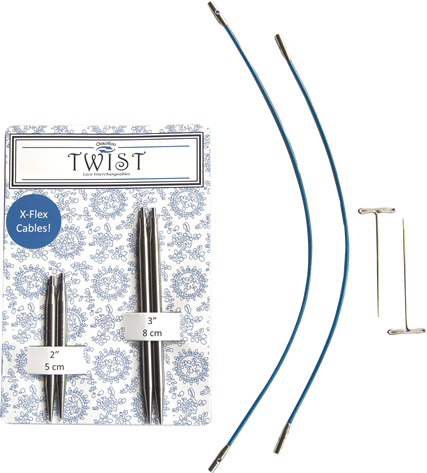 Chiaogoo TWIST Short Knitting Needle Combos