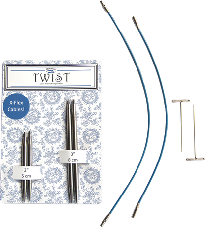 Chiaogoo TWIST Short Knitting Needle Combos