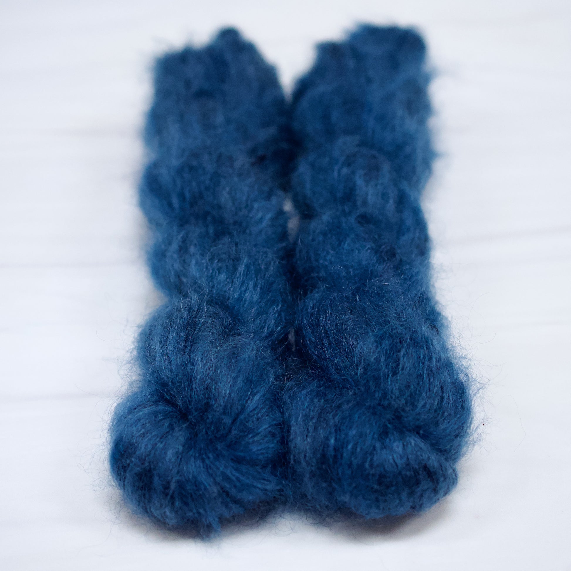 Loren Furry Knitting Yarn, Saxe Blue - RF004